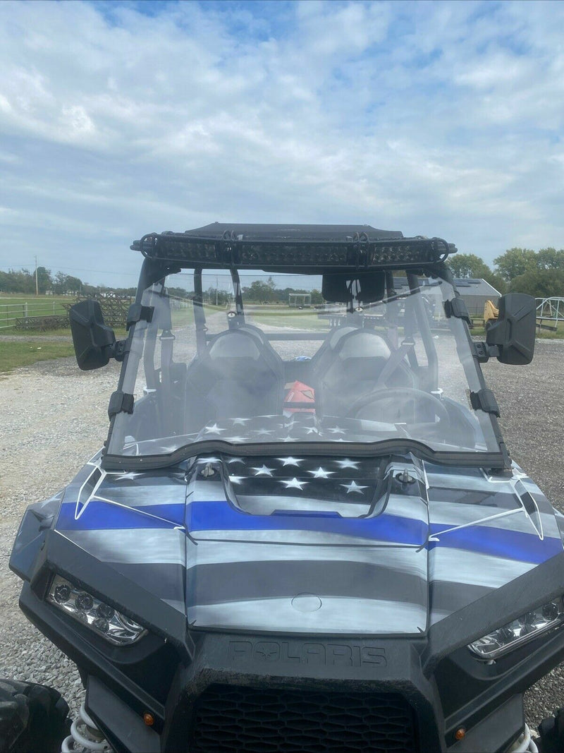 Full Windshield for Polaris RZR 900 1000 Turbo 2014-2021 with Assembly Fitting Sets