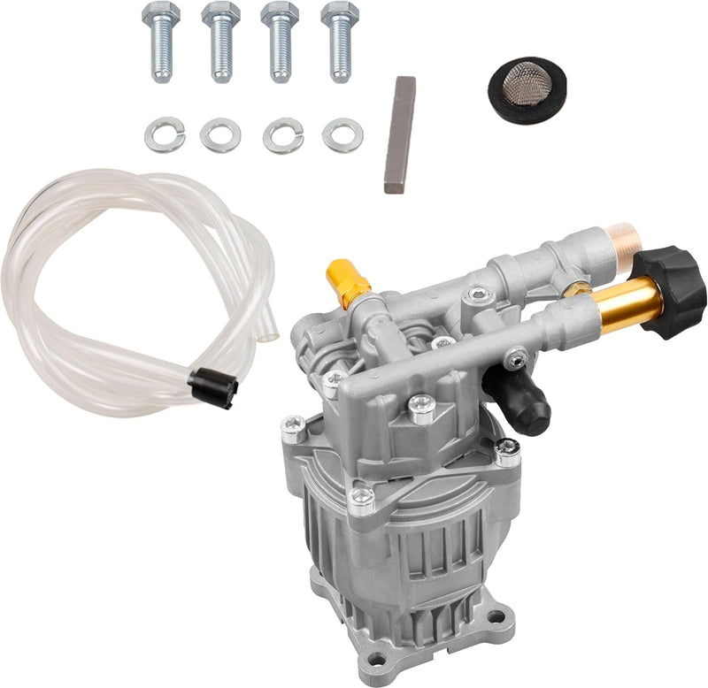 90028 Horizontal Pressure Washer Pump Kit Aluminum 2.4 GPM 3300 PSI Power 3/4