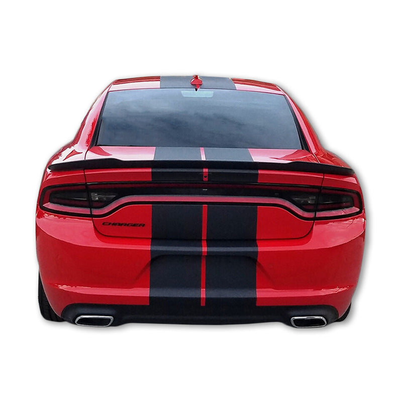 DURAFORCE 10 Inch Dual Vinyl Rally Stripes Racing Stripe Kit for Dodge Charger