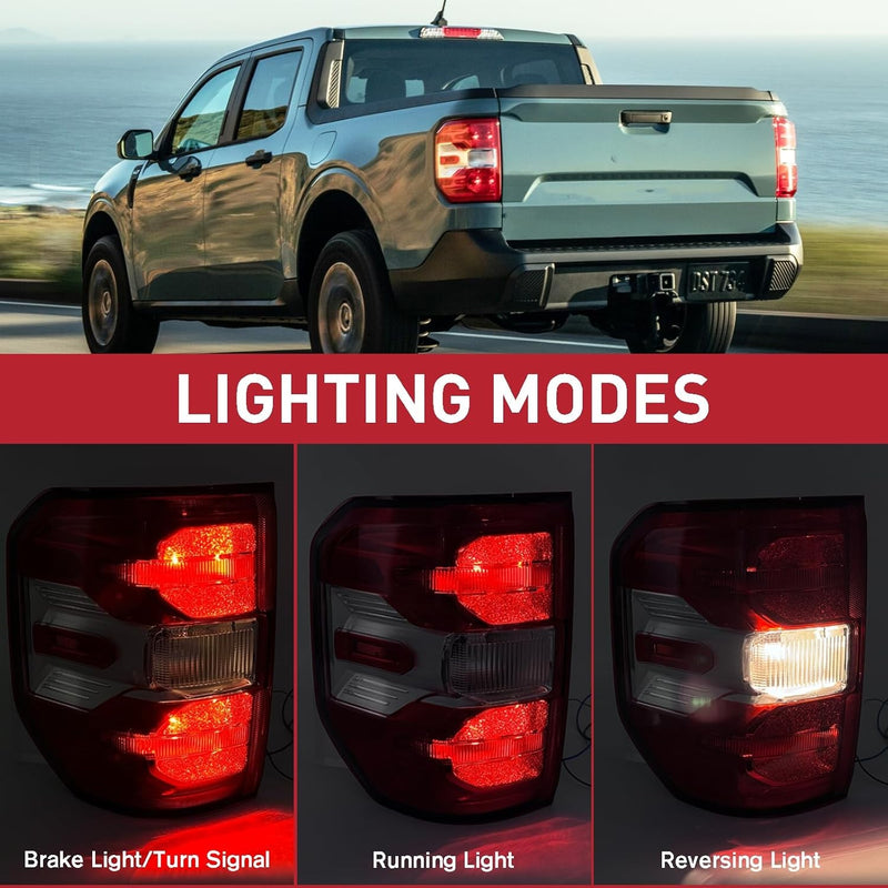 Halogen Tail Light Lamp Rear Left Drive Side for Ford Maverick XL XLT 2022-2025