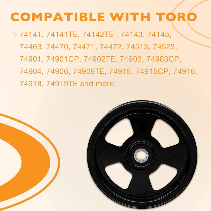 1365404 1145895 Mower Deck Flat Idler Pulley for Exmark Lazer Z Radius Toro