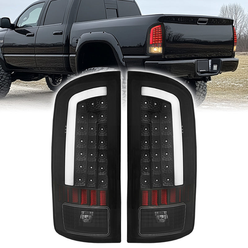 LED Tail Lights Brake Lamps Clear for 2002 2003-2006 Dodge Ram 1500 2500 3500