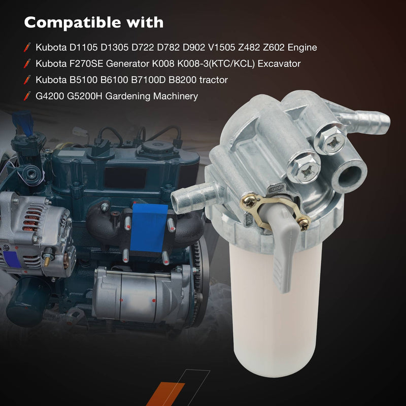 1G313 43010 Fuel Filter Assembly For Kubota D1105 D1305 D722 Engine 15393 43010