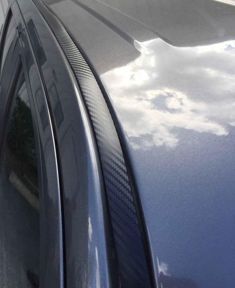 DURAFORCE 2017-2019 Honda Ridgeline Black Carbon Fiber Roof Trim Molding Kit