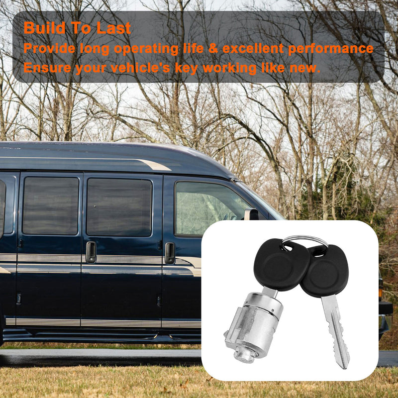Door Lock Cylinders With Keys For Chevy GMC Express Savana 1500 2500 3500 01 10