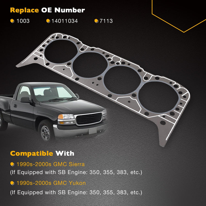 14011034 5.7 Cylinder Head Gasket for Gen 1 Gen 2 SBC Engines 350 355 383 406