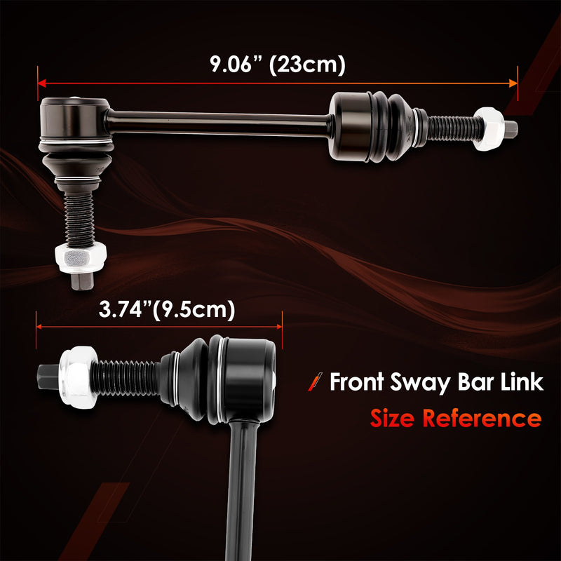 K750996 Front Sway Bar Stabilizer Link Kit For Dodge Ram 1500 2019 To 2024 2Pcs