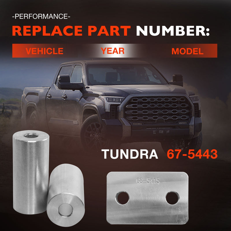 67-5443 675443 Skid Plate Adapter Kit for Toyota Tundra TRD Pro 2007-2021