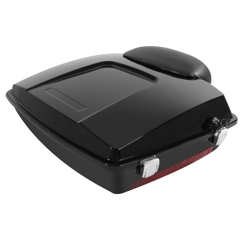 DURAFORCE Razor Motorcycle Trunk Fit For Harley Backrest Pad Street Road Glide 97-08
