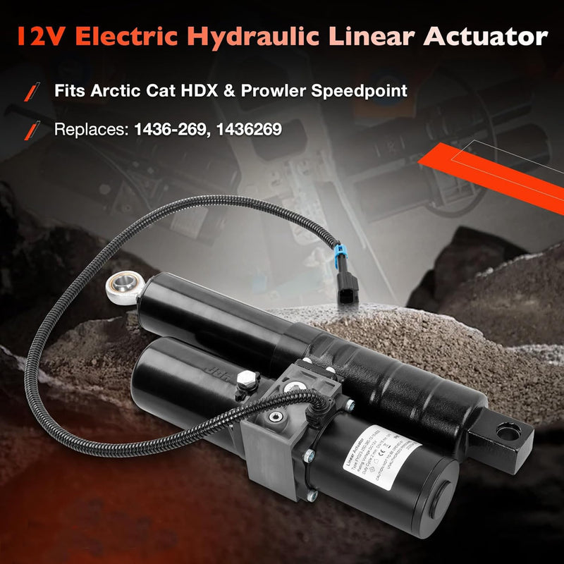 1436-269 12V Electric Hydraulic Linear Actuator for Arctic Cat HDX Prowler UTV