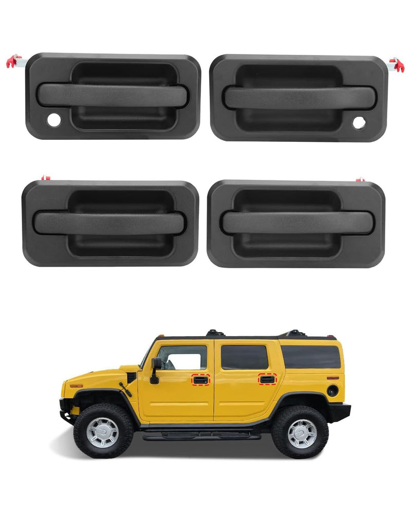 15104792 Outside Exterior Door Handle for Hummer H2 2003 2009 Front Rear 4X