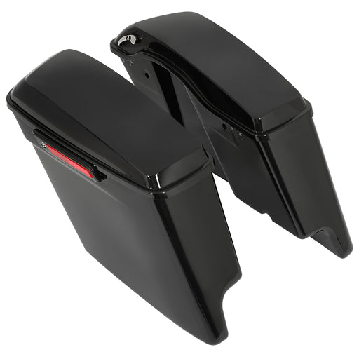 DURAFORCE Fits Harley Touring Street Glide 14-24 5 Stretched Extended Hard Saddle Bags
