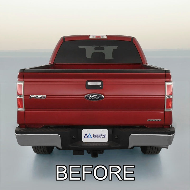 Chrome Tailgate Trim Molding Inserts for Ford F150 2009 2014