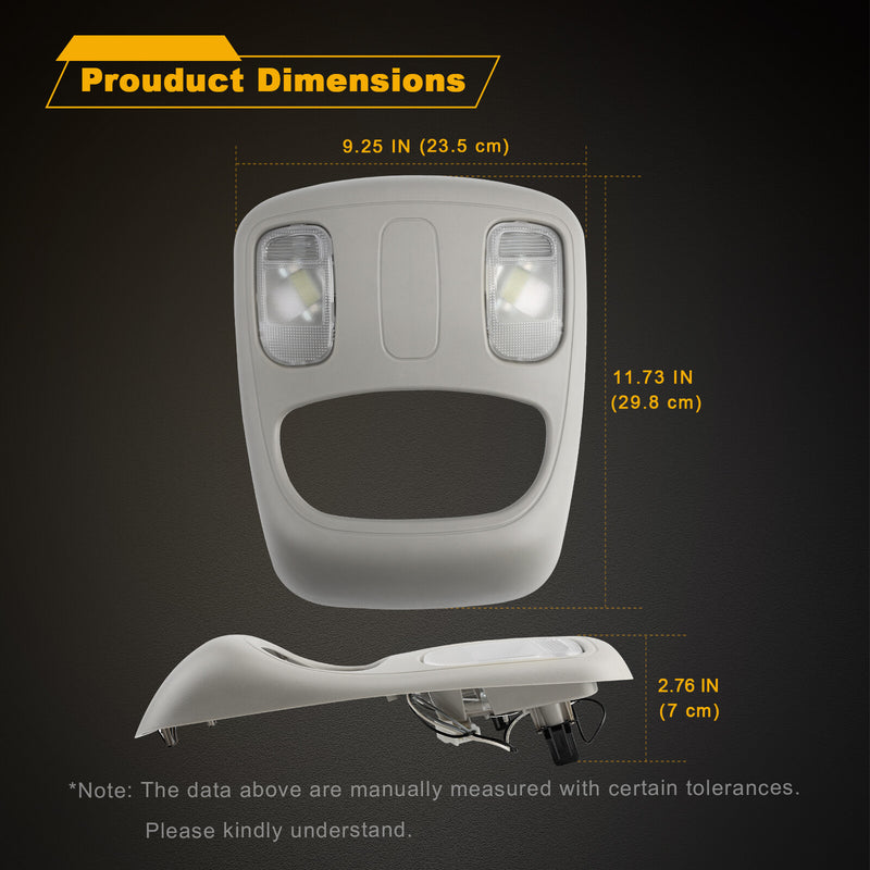 1DK78BD1AA Overhead Console Housing Reading Light For 02 10 Ram 1500 2500 3500