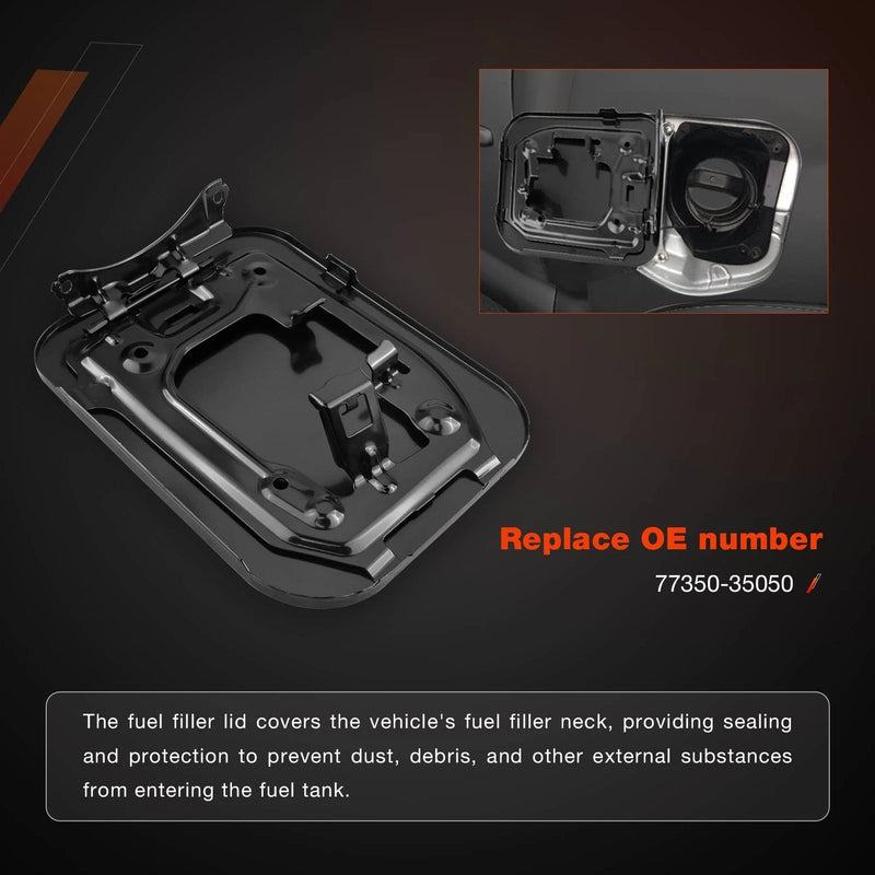 7735008020 Fuel Gas Filler Tank Cover Door Lid Cap for Toyota Sienna 2011 2019