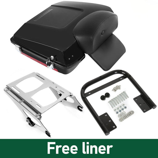 DURAFORCE Razor Luggage Trunk Conversion Bracket Mount Rack For 2009-2013 Harley Touring