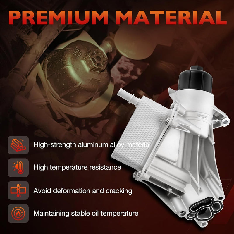 68624177AA Oil Cooler Filter Housing For Ram 2014 2019 1500 3.0L V6 Diesel