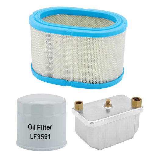 DURAFORCE 1492513 Air Oil Fuel Filter Kit for Fleetguard Onan Cummins HDKAH HDKAJ HDCAA