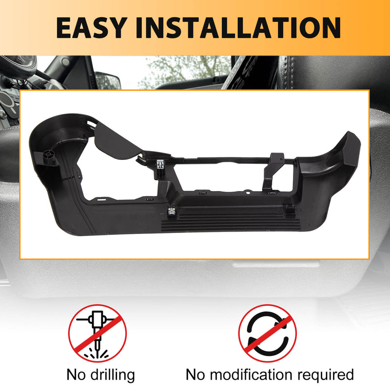Driver Side Black Seat Track Cover for 2009-2014 Ford F150 F-150