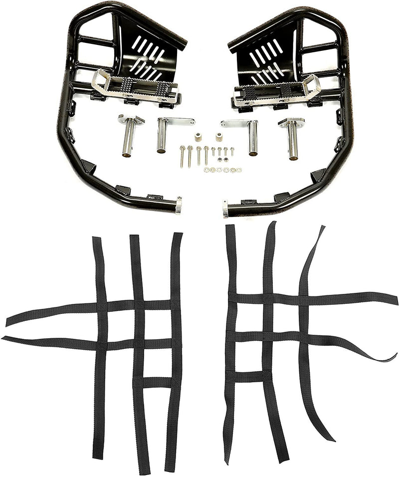 Nerf Bars With Nets Pro Peg Bars For Honda Sportrax 400 TRX 400EX 400X All Years
