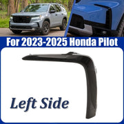 DURAFORCE Front Bumper Molding Trim For 2023-2025 Honda Pilot Gloss Black Left Driver Side