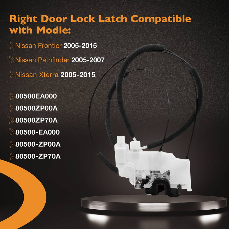 Door Lock Latch Actuator Front Passenger Side for Nissan Frontier Xterra 2005 15