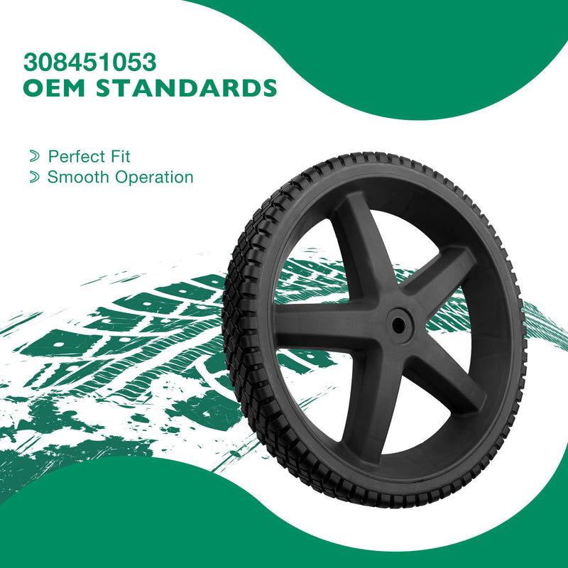 Pressure Washer Wheels for Homelite Ryobi RY80940B 12 x 1.75 1/2 Hub 2 Pack