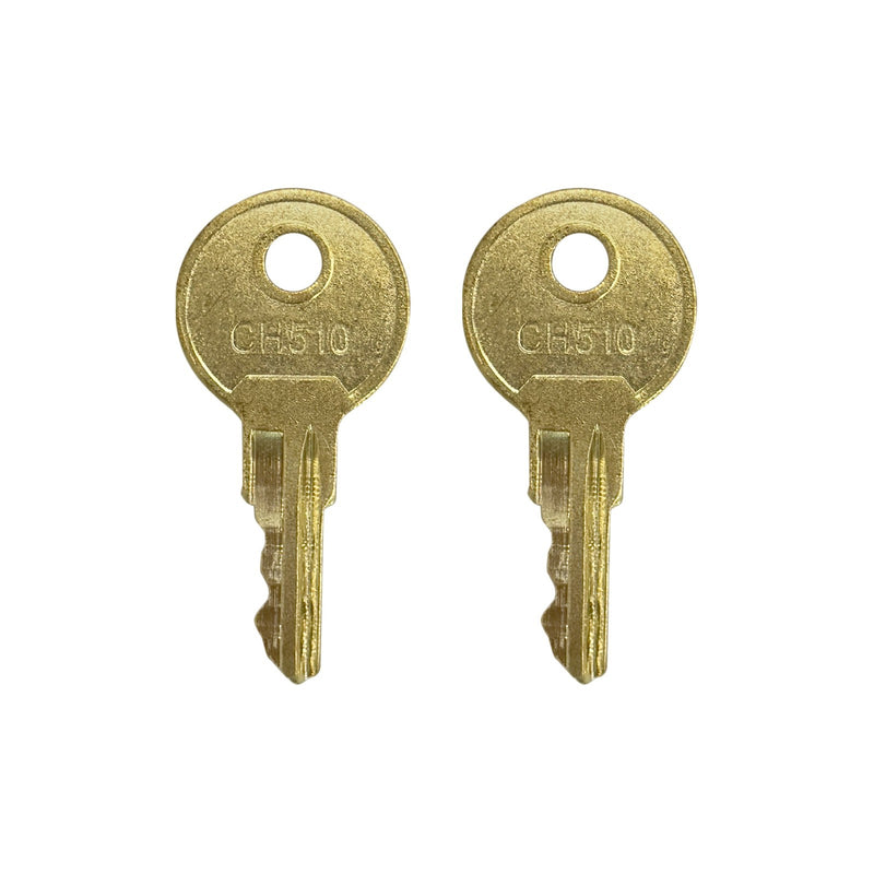 DURAFORCE Key Replacement CH510 for Truck Tool Box Trailer Cabinet RV Compartments 2 Pack