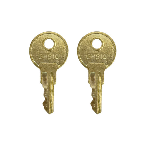 DURAFORCE Key Replacement CH510 for Truck Tool Box Trailer Cabinet RV Compartments 2 Pack