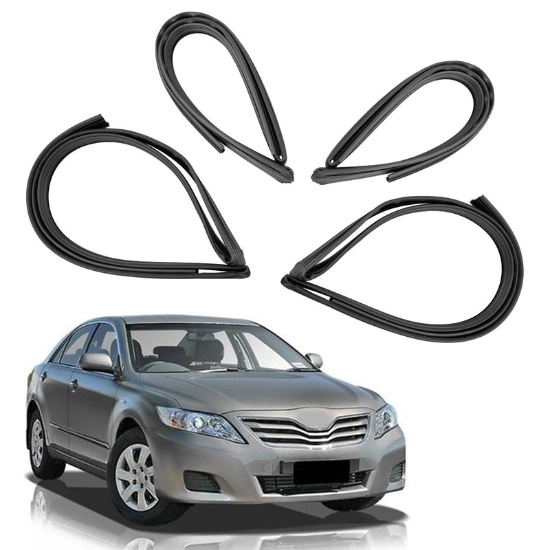 Weatherstrip Door Window Rubber Channel Seal for Toyota Corolla 2002 2006 4x