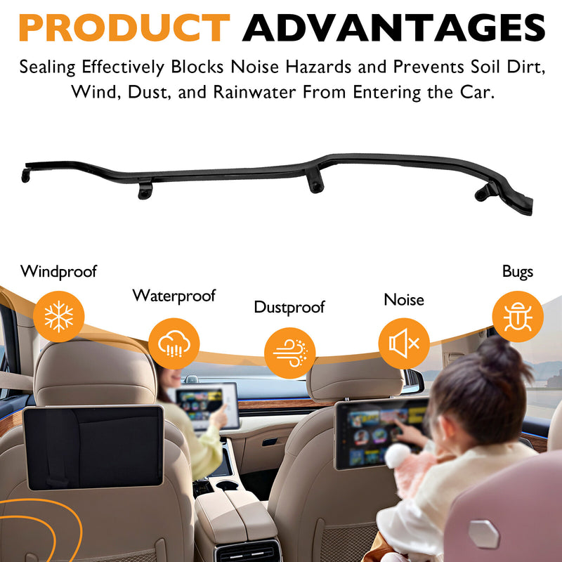 BB5Z7825325B Front Left Door Edge Weather Strip Seal for 2011 2019 Ford Explorer
