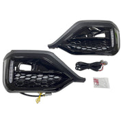 DURAFORCE LED Turn Signal DRL Fog Bezel Light Front Bumper Grille for Subaru WRX 2022 2023