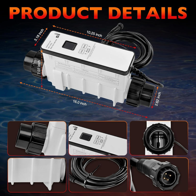 EC520555 Salt Chlorine Generator Cell for Pentair IntelliChlor IC40 40000 Gallon