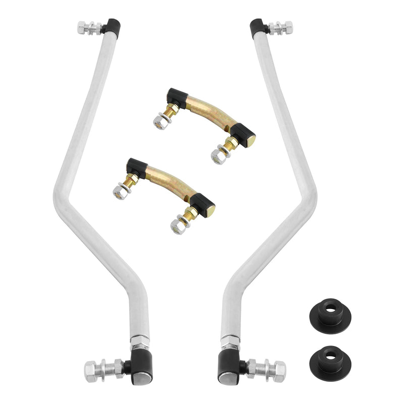Adjustable LH RH Steering Drag Link With Gear Caps For Craftsman Husqvarna AYP