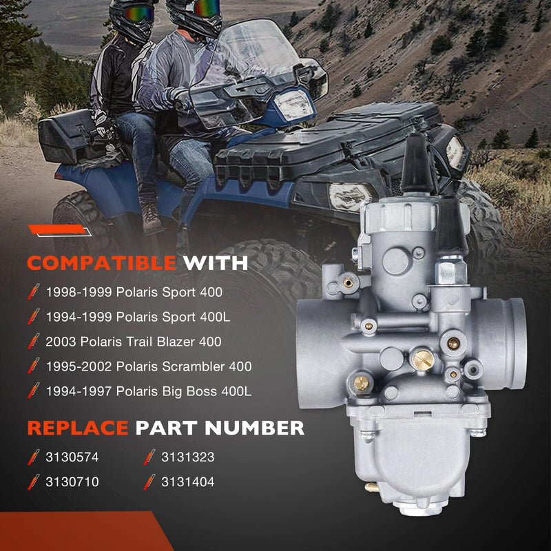 3130710 2 Stroke Carburetor for Polaris 94 99 Sport Trail Blazer Scrambler 400L
