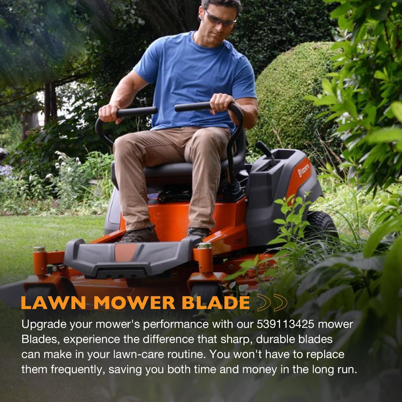539113425 Lawn Mower 48in Deck Blade for Husqvarna EZ4624 Dixon Jonsered 3 Pc