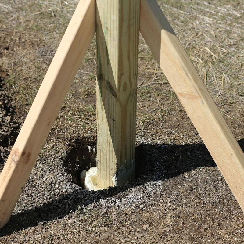 Fast 2K Post Anchor Mix Expanding Foam Concrete Alternative for Post Install 2 Pack