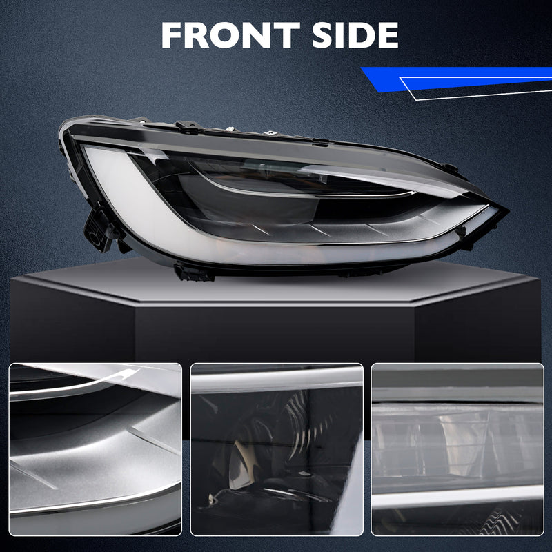 LED Headlight Assy Front Right Passenger Side for Tesla Model X Plaid 2022 2024