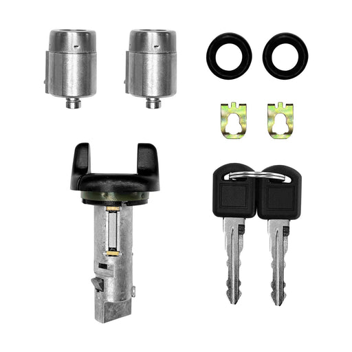 DURAFORCE Ignition Switch Door Lock Cylinders With Keys For Chevy GMC C K Suburban