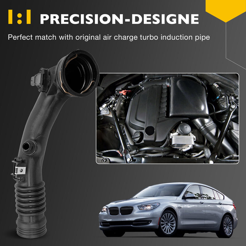 13717609811 Air Turbocharger Pipe Hose Rear Duct for BMW 535i 640i 740i X5 X6