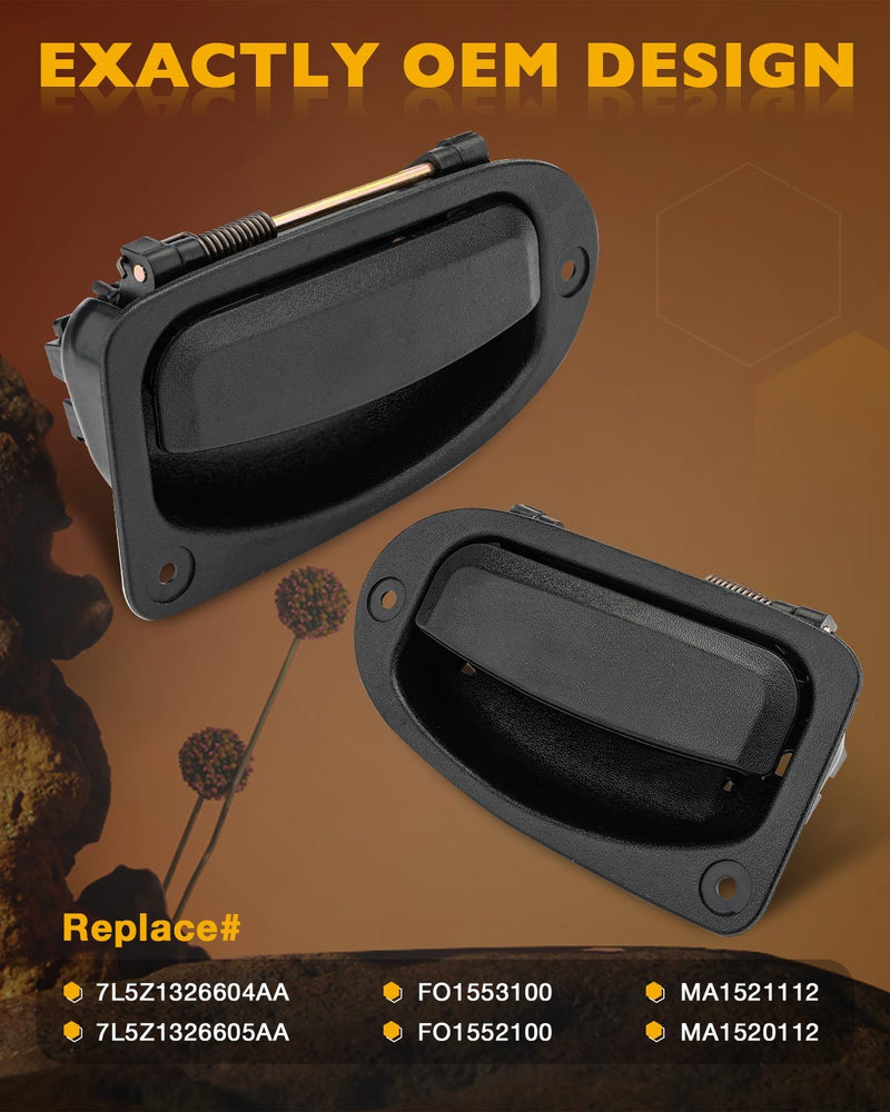 Interior Door Handles Rear Driver Passenger Side for Ford Ranger Mazda 1993 2011