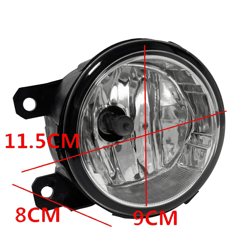 DURAFORCE Front Bumper Fog Light Lamp For Subaru Impreza 2015-2016 Halogen w/bulbs LH & RH