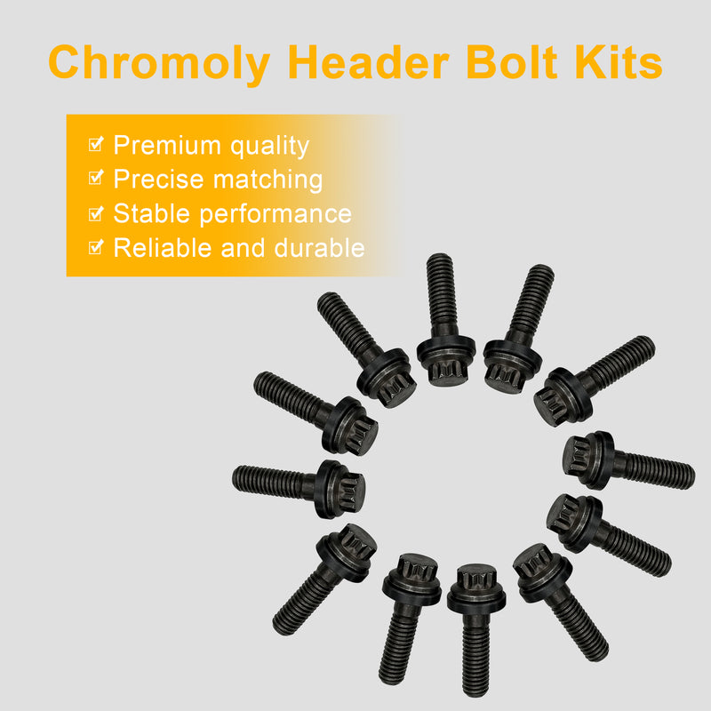 8x1.25 Intake Manifold Bolt for Chevy Gen III LS 3/8 Flanges 4.8 5.3 6.0 6.2L