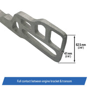 DURAFORCE 5 Degree Positive Tuck Transom Wedge for All Brands Port and Starboard 1 Set