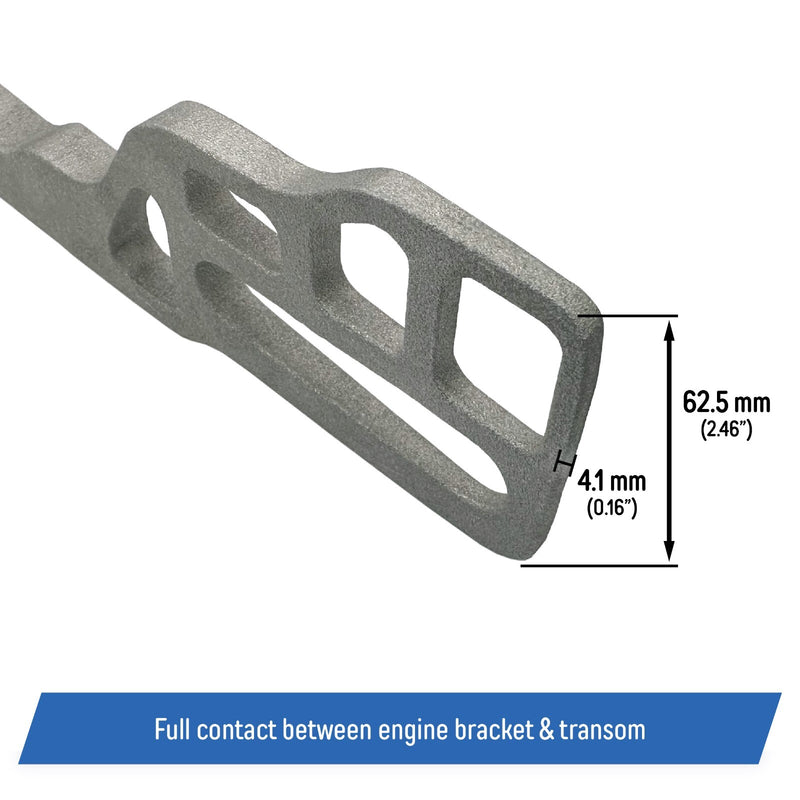 DURAFORCE 5 Degree Positive Tuck Transom Wedge for All Brands Port and Starboard 1 Set