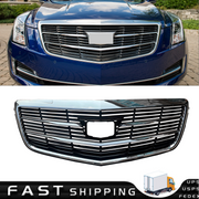 DURAFORCE Fits 2015 2016-2019 Cadillac ATS Front Grille Upper Bumper Grill W/Chrome 15-19