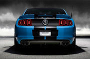 DURAFORCE 9 Inch Vinyl Rally Stripes Racing Stripe Kit Hood Trunk Roof For Ford Mustang