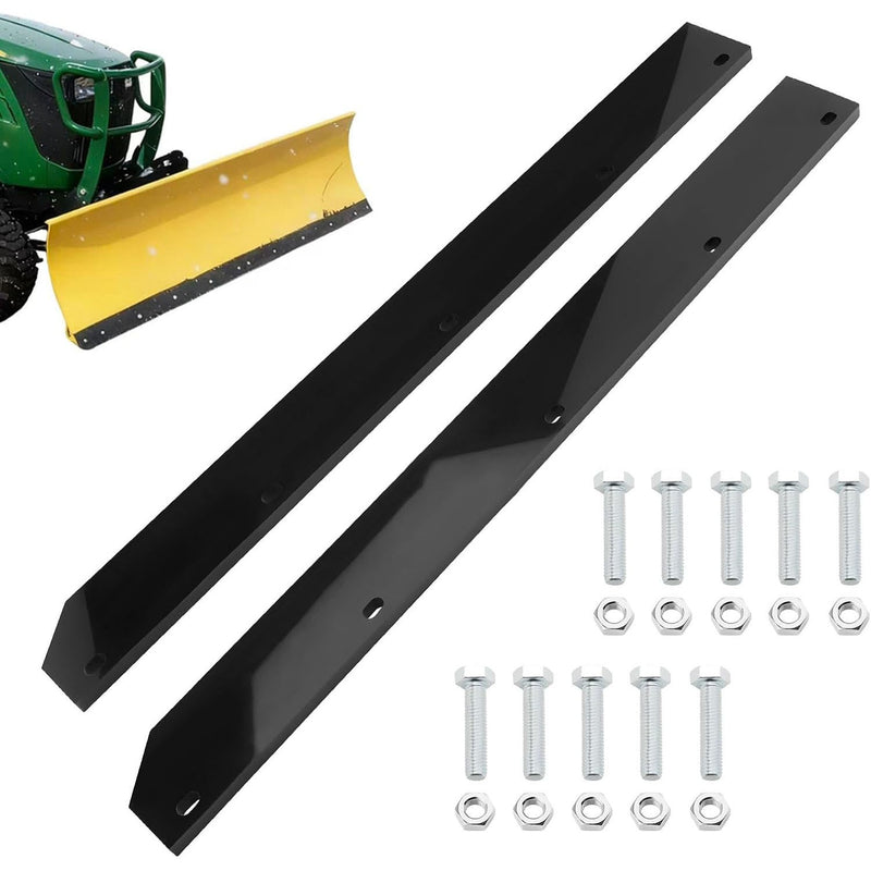 M75679 1/2 Poly Cutting Edge Scraper Bar for John Deere 54 Snow Plow 2 Pack