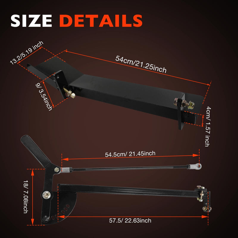 61 In ICD Deck Lawn Mower Chute Blocker for Ferris IS700Z ISX800 ISX2200 ISX3300
