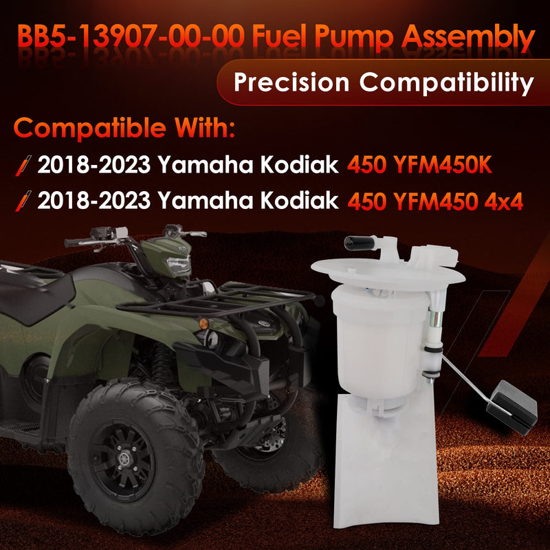 BB5 13907 00 Fuel Pump Assembly for Yamaha Kodiak 450 YFM450K ATV 2018 2023